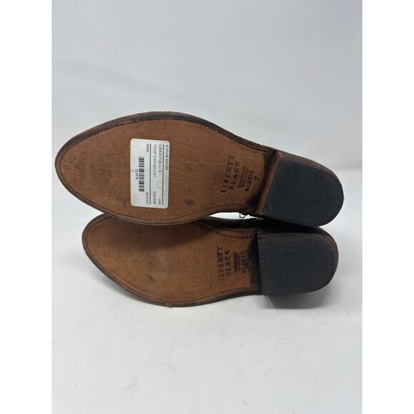 Liberty Black NEW Emmie Floral Tan Multicolor Boots size 7 - Picture 6 of 6